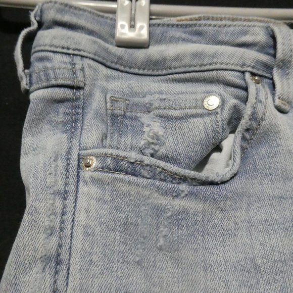 H&M & DENIM  27/30 distressed denim, skinny, low waist, 160/68A - Picture 9 of 16